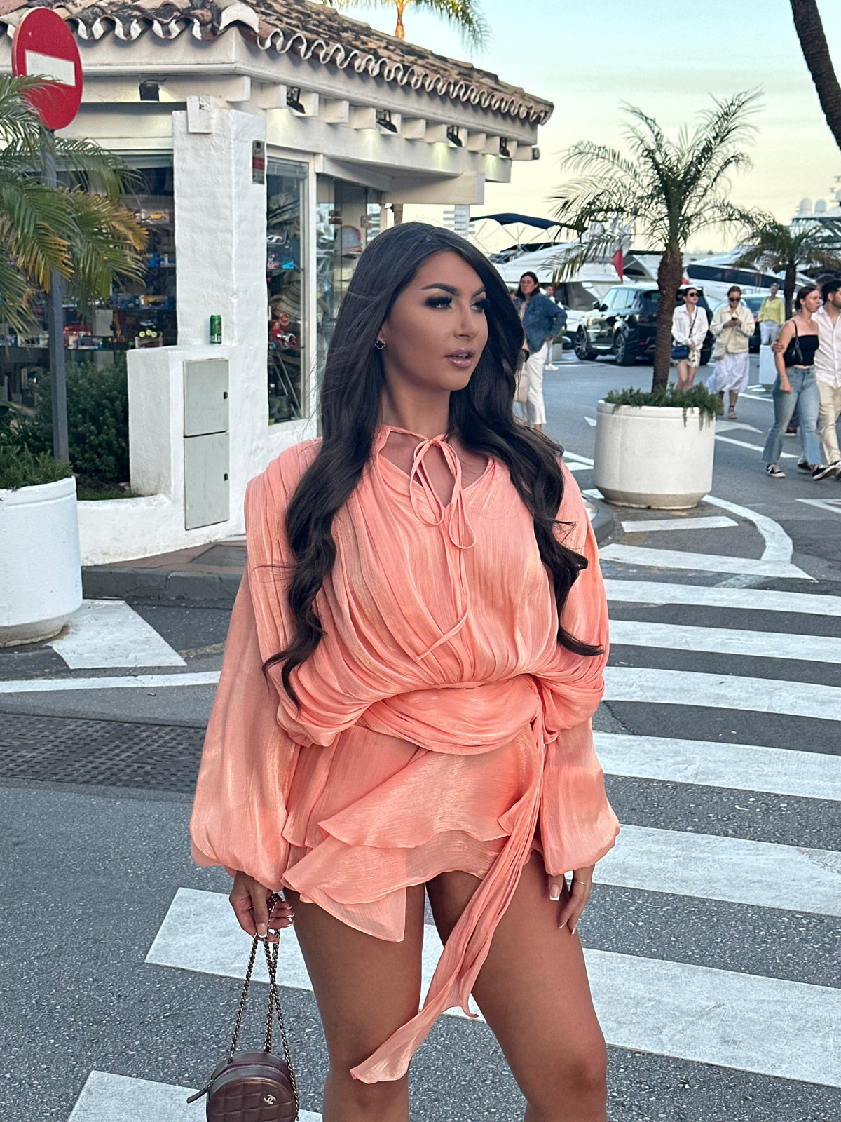 ‘HARPER’ Dress - Coral