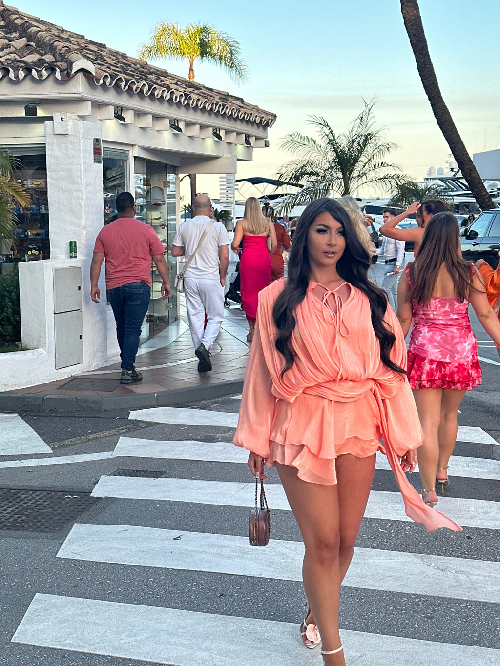 ‘HARPER’ Dress - Coral