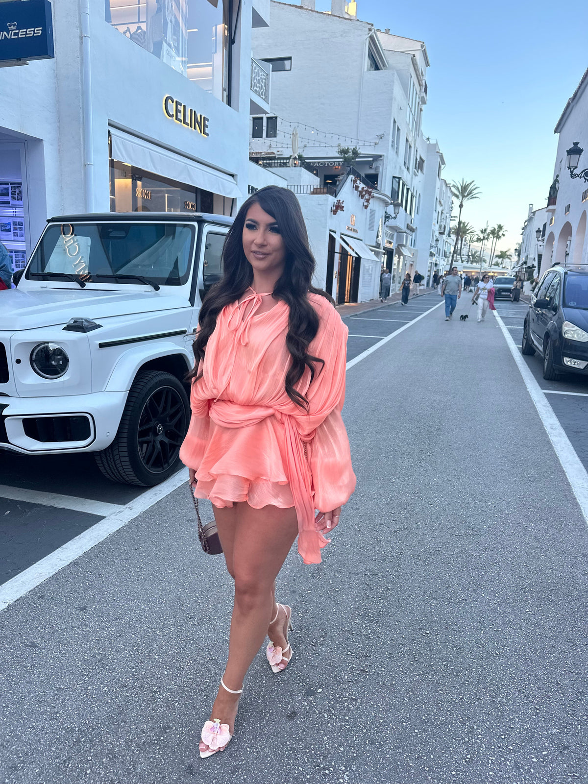 ‘HARPER’ Dress - Coral
